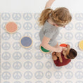 Load image into Gallery viewer, Toki Mats Peace Sign Vegan Leather Mat