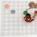 Load image into Gallery viewer, Toki Mats Peace Sign Vegan Leather Mat