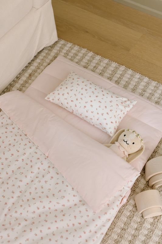 Bloomere Organic Portable Bedding Set - Petal