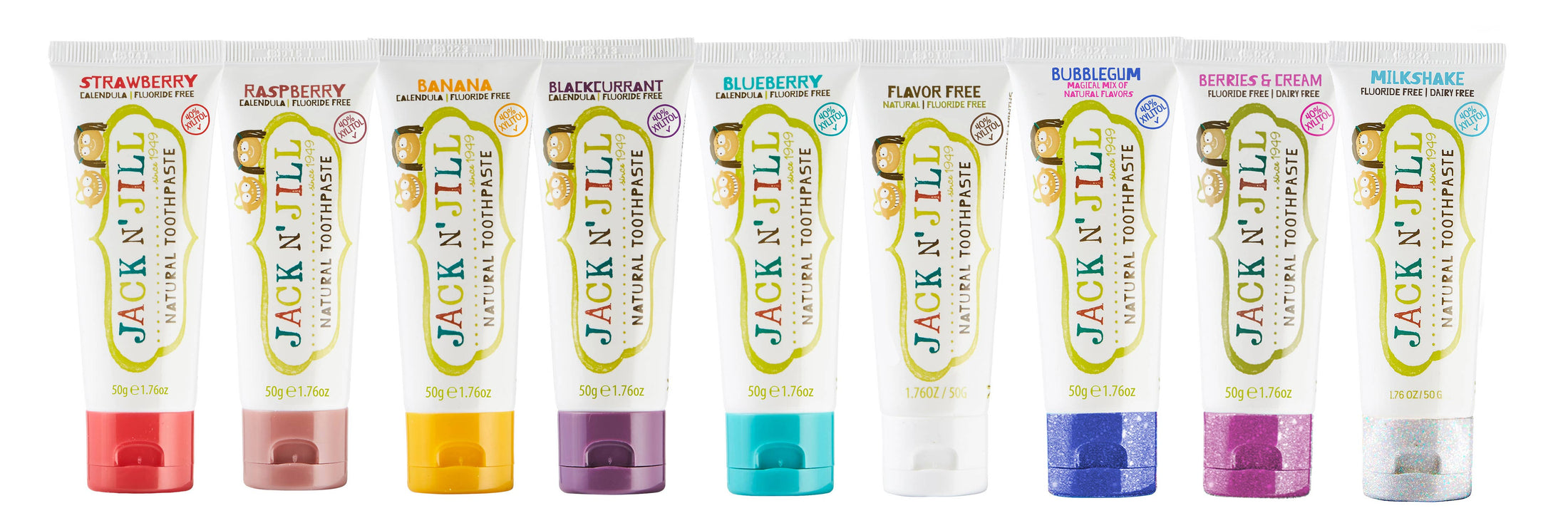 Jack N' Jill Natural Certified Kids Toothpaste Bubblegum