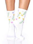 Load image into Gallery viewer, LIMITED EDITION Tall Tube Grip Sock Daisy Multi Color
