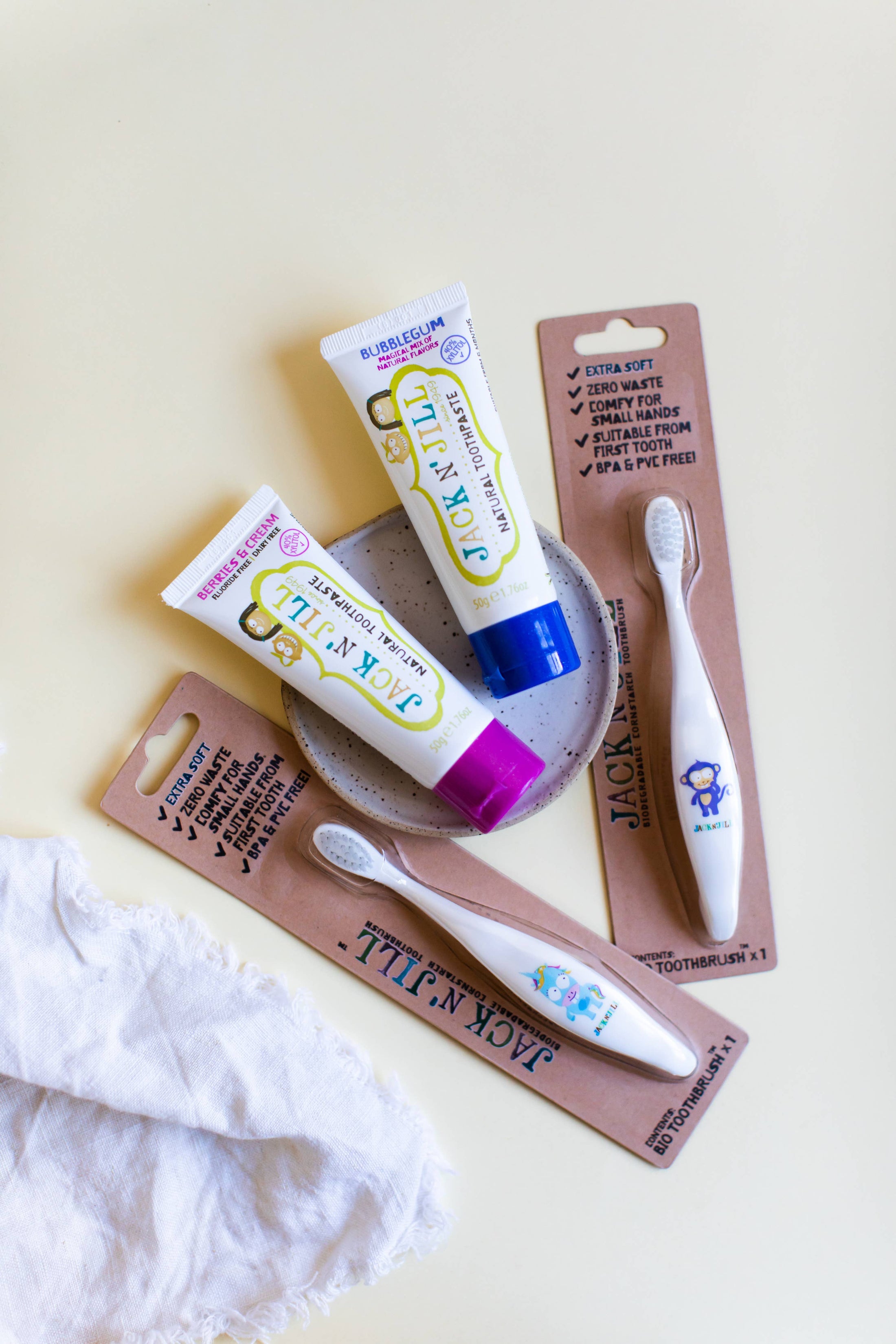 Jack N' Jill Natural Certified Kids Toothpaste Bubblegum