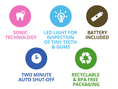 Load image into Gallery viewer, Jack N' Jill Tickle Tooth Sonic Toothbrush (0-6yrs)
