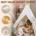 Load image into Gallery viewer, Tiny Land® Teepee Tent for Kids with Mat – Indoor Play Tent with Floor Mat
