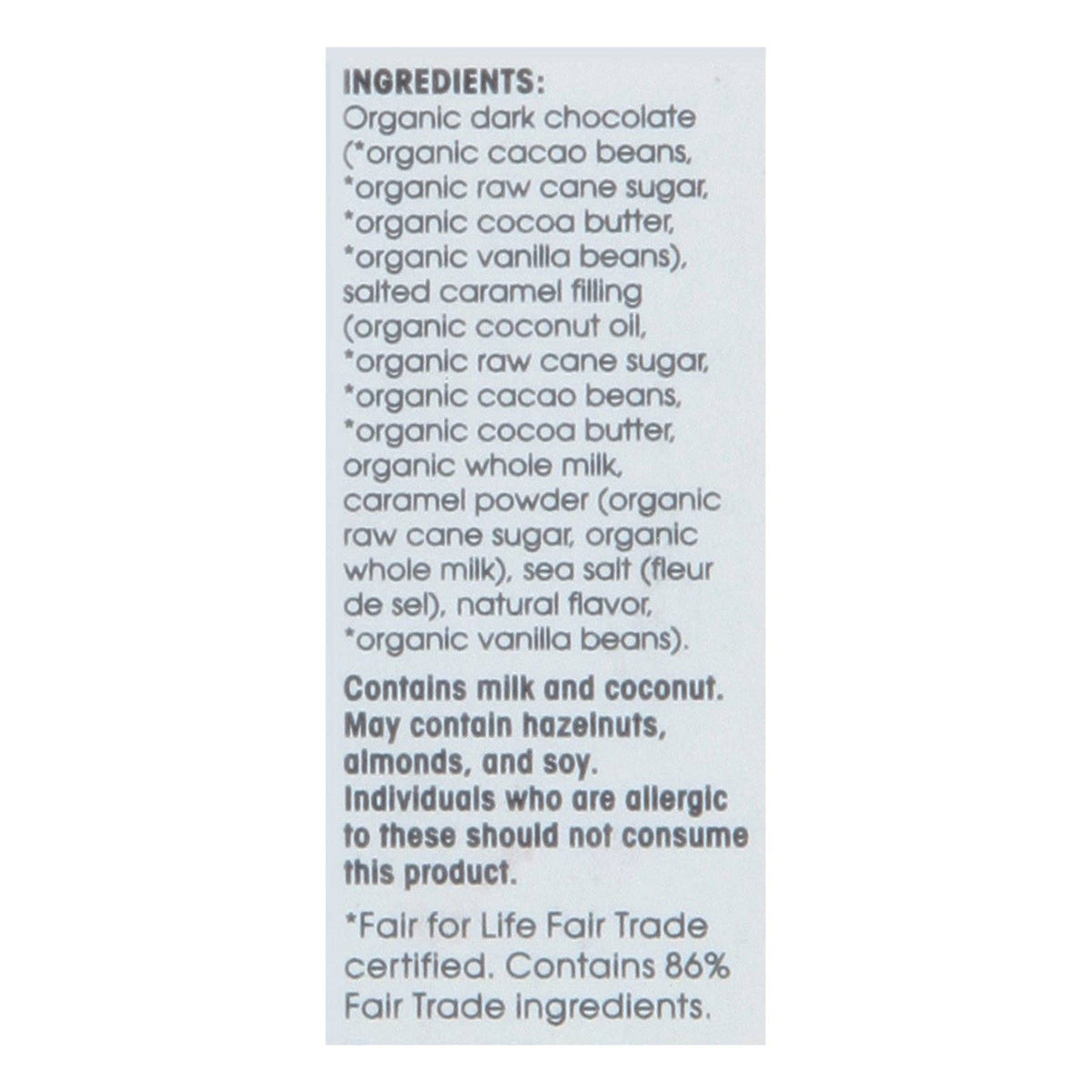 Alter Eco - Trfl Thin Salt Caramel - Case of 12-2.96 OZ