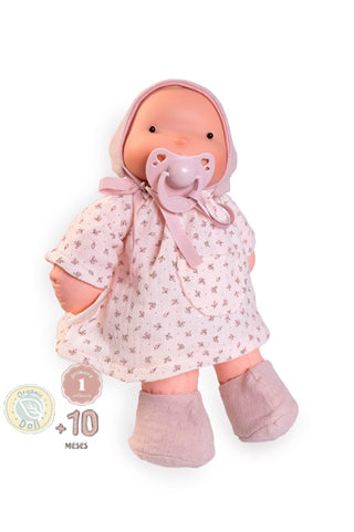 Ariel Rosa Con Capota Parejita Organic doll – Ref. 86322 (Baby Registry)
