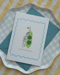 Load image into Gallery viewer, Peas in a Pod Card - Liberty Adelajda's Wish Fabric
