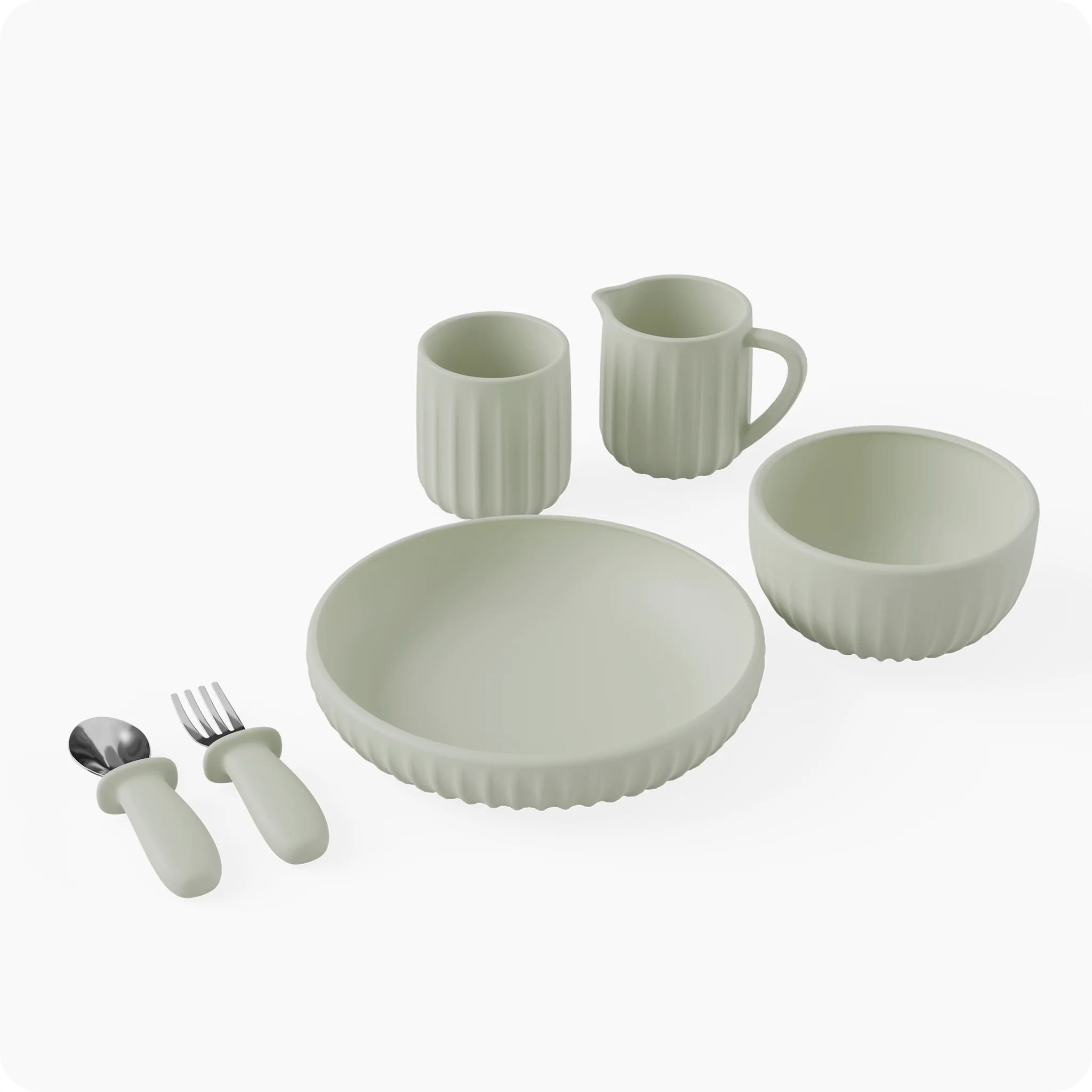 Henley Silicone Dinnerware Set (Baby Registry)