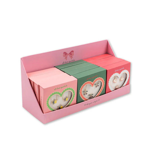 12 pack display jewelry set 3 pcs