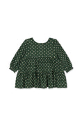 Load image into Gallery viewer, Elin LS Bow Dress GOTS - Dot Marseille
