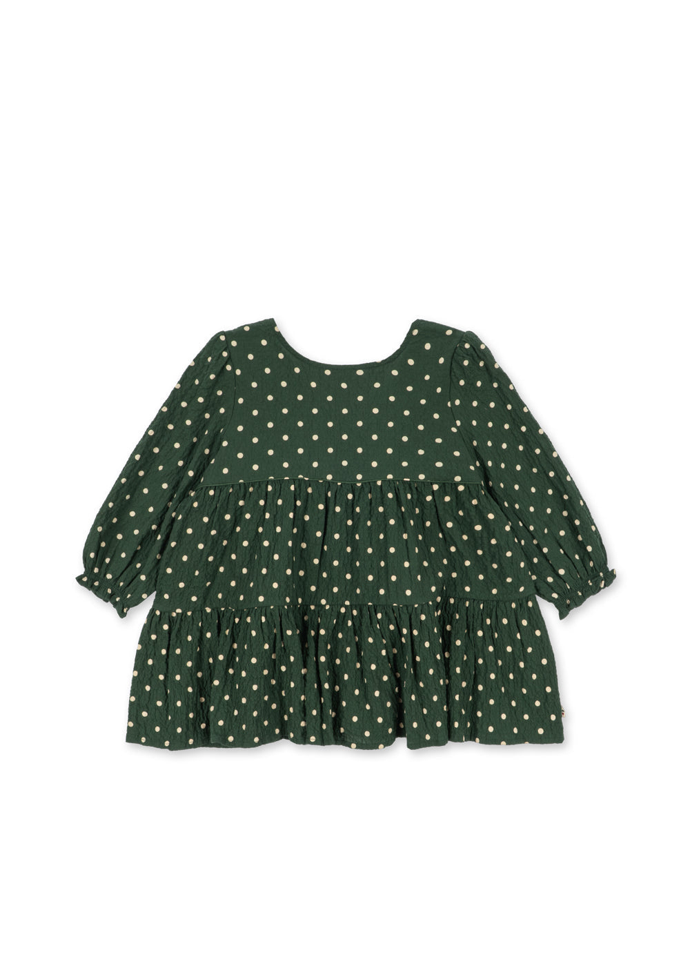 Elin LS Bow Dress GOTS - Dot Marseille