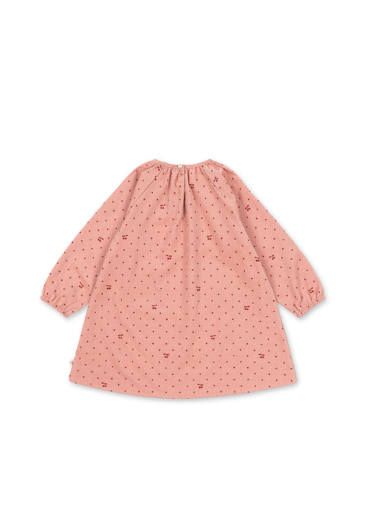 Marlo Dress GOTS - Cherry Dot Scarlet