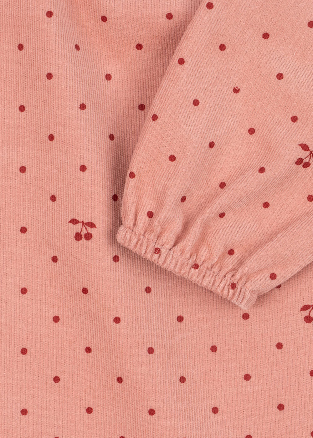 Marlo Dress GOTS - Cherry Dot Scarlet