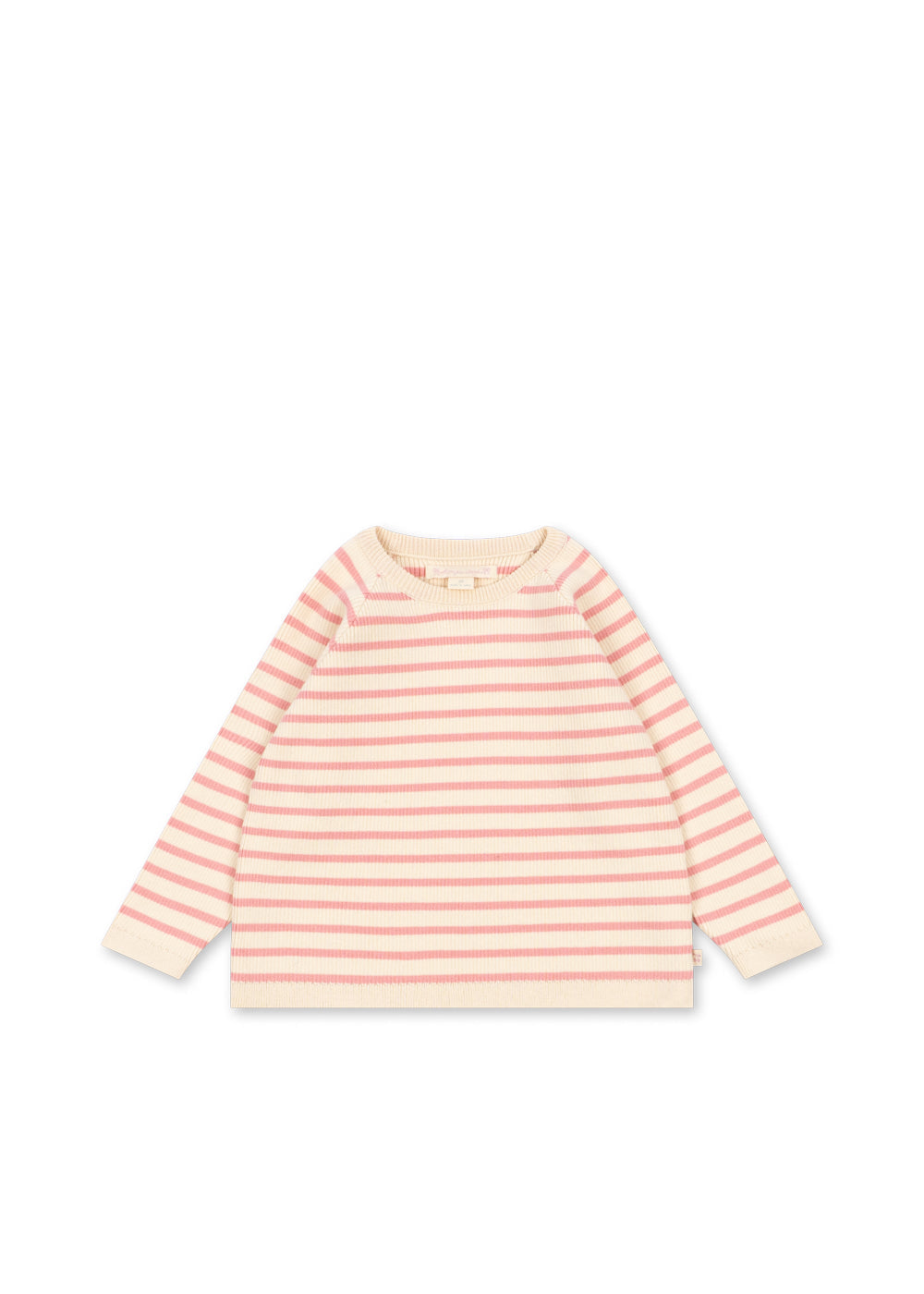 Buma Knit Sweater GOTS - Peony Butter Stripe
