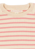 Load image into Gallery viewer, Buma Knit Sweater GOTS - Peony Butter Stripe
