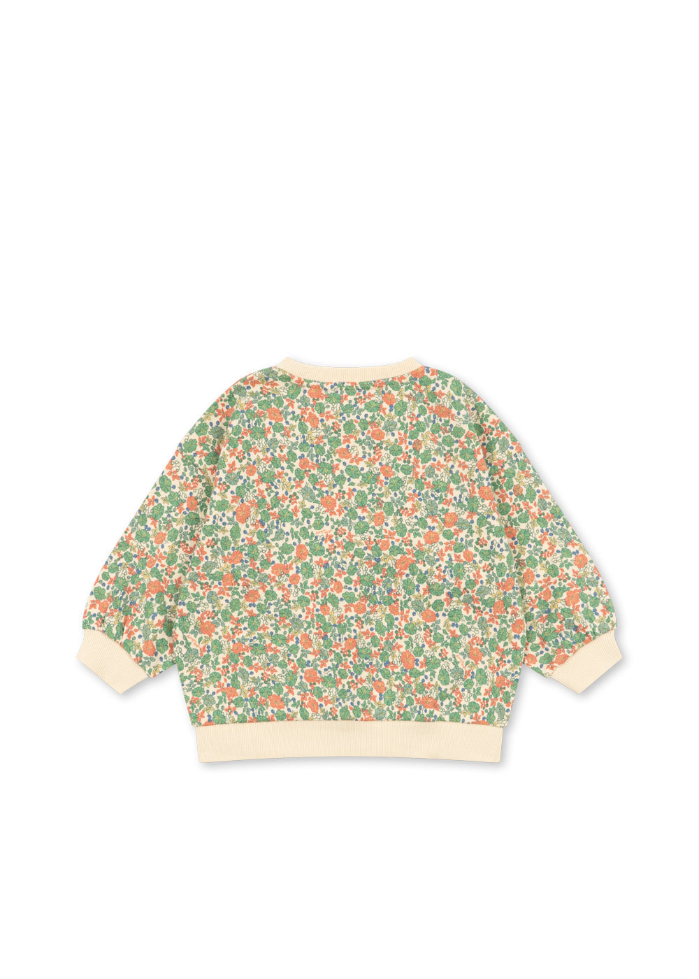 Loupy Print Sweat Shirt GOTS - Carlie Verde