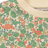 Loupy Print Sweat Shirt GOTS - Carlie Verde