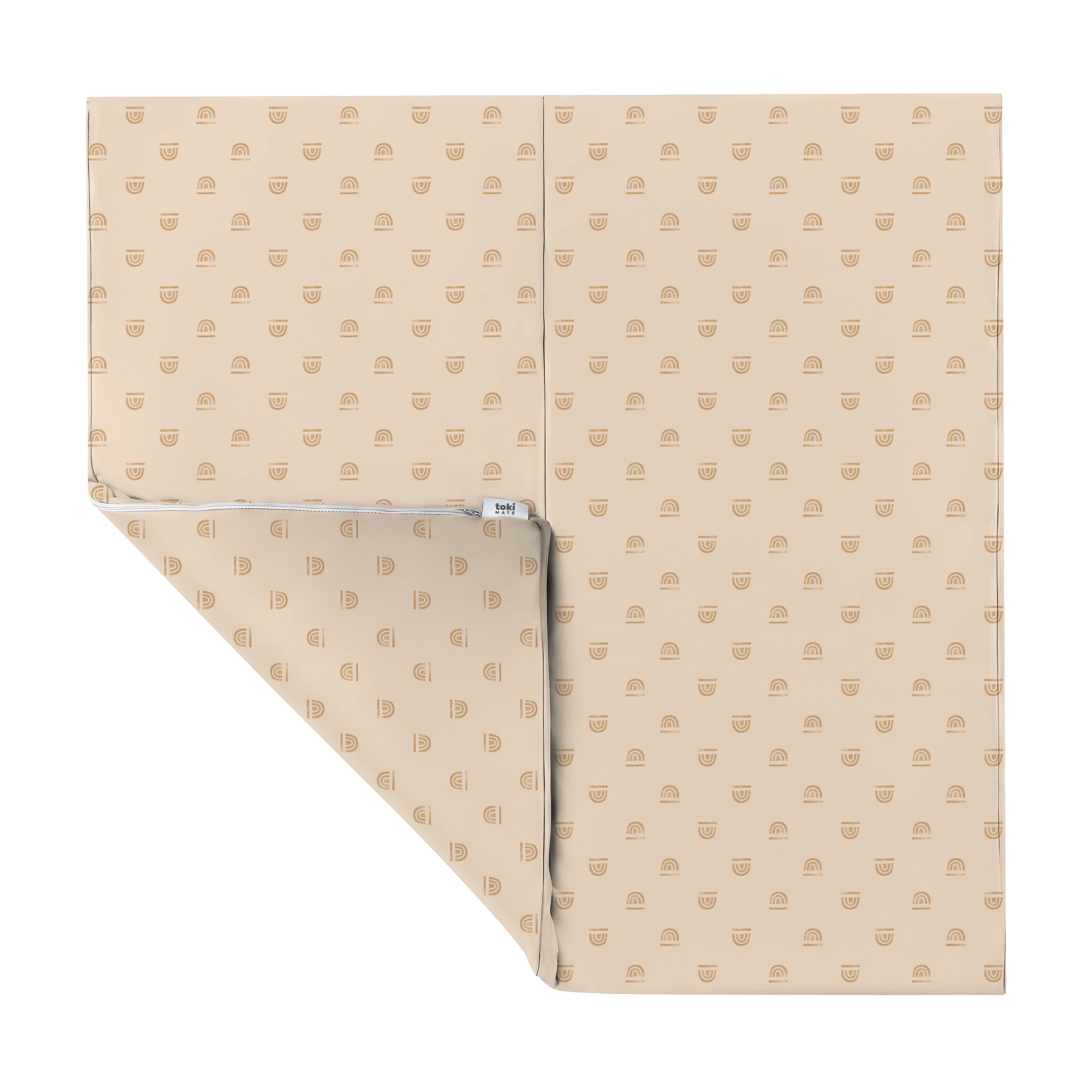 Toki Mats Rainbow Stamp in Cream Vegan Leather Mat – The Cubhouse