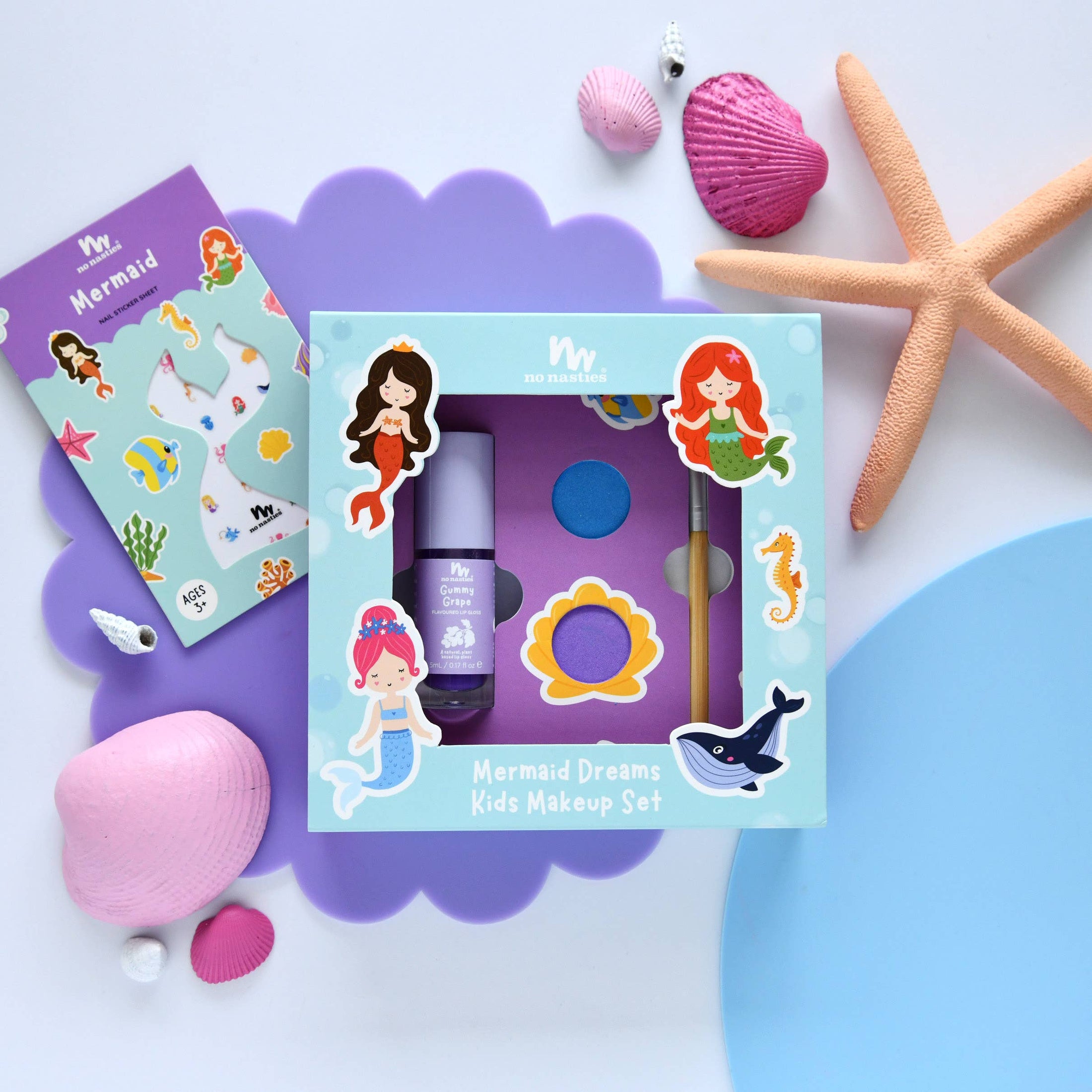 Mermaid Dreams Natural Kids Makeup Gift Set - No Nasties Kids