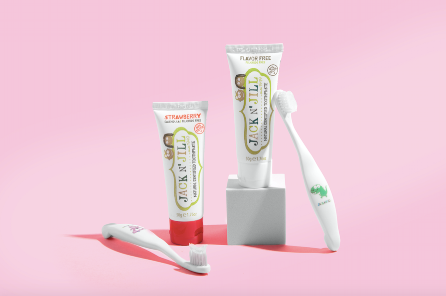 Jack N' Jill Natural Certified Kids Toothpaste Strawberry