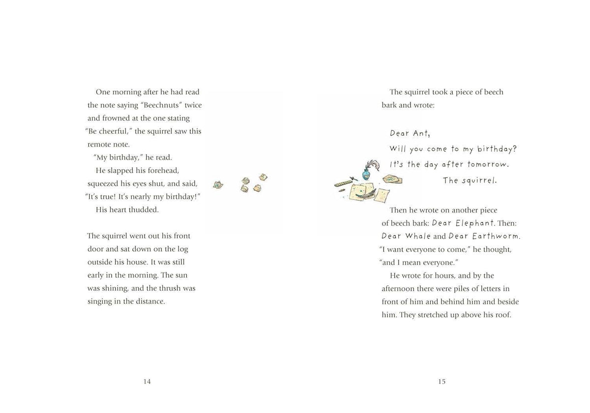 The Squirrel's Birthday and Other Parties by Toon Tellegen