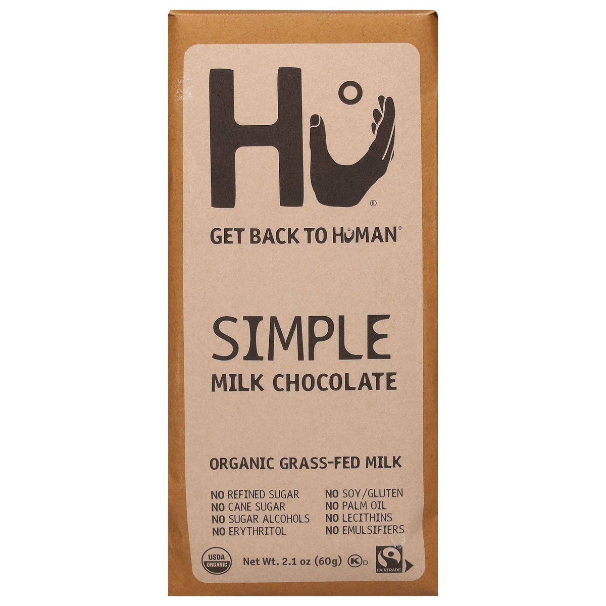 Hu - Mlk Choc Bar Og2 Simple - CS of 6-2.1 OZ